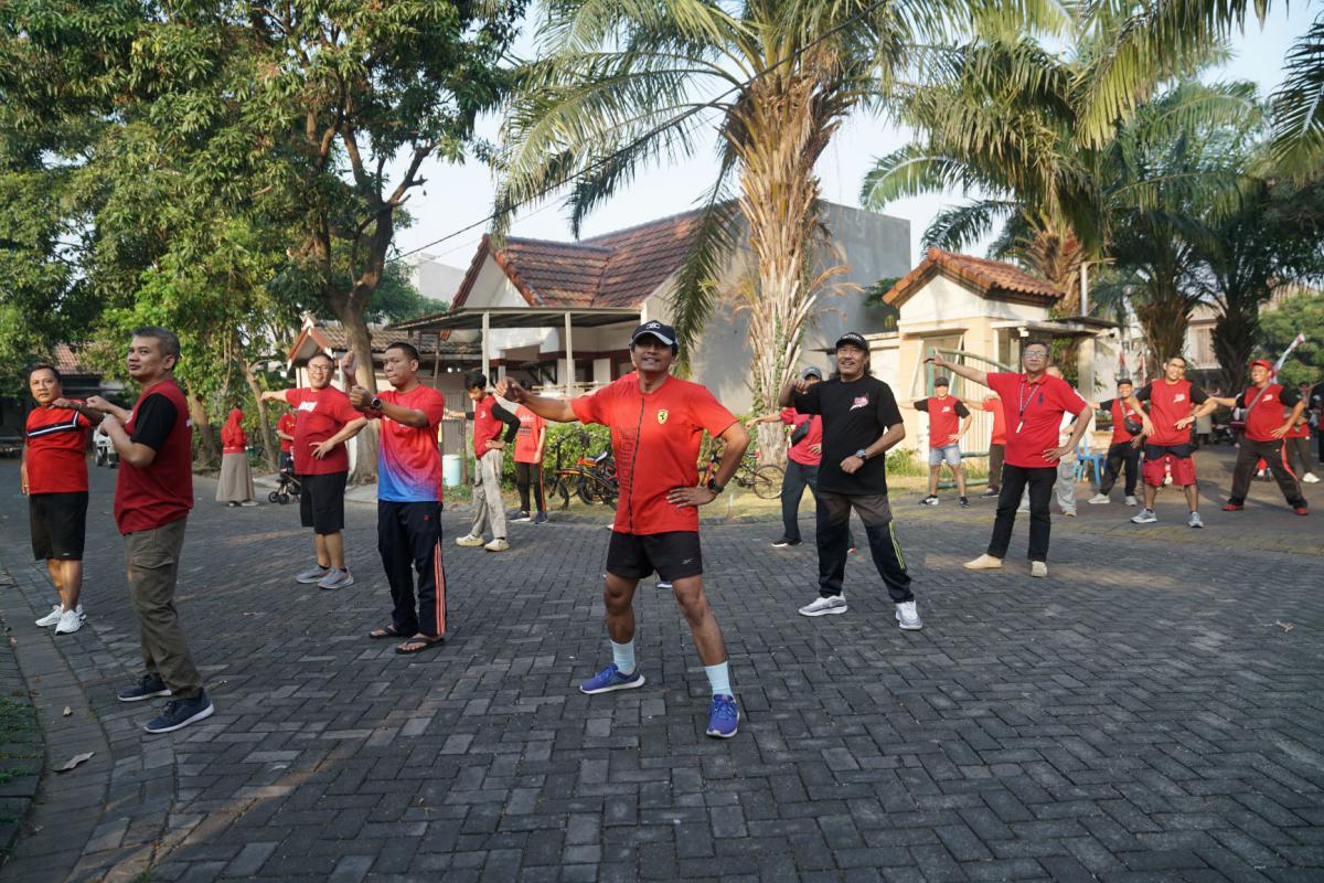 Dokumentasi Senam Pagi Dan Jalan Sehat HUT RI 81