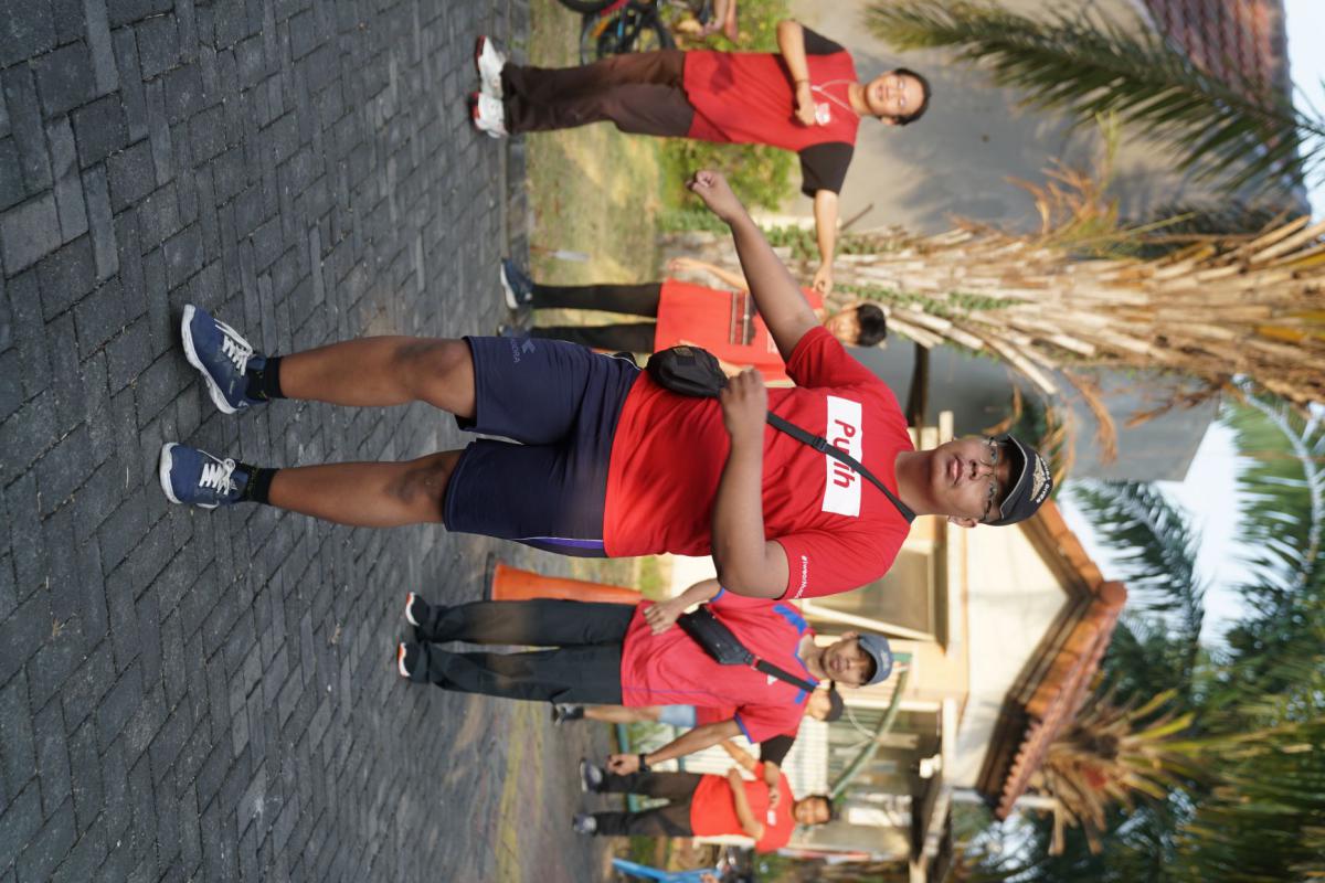 Dokumentasi Senam Pagi Dan Jalan Sehat HUT RI 81