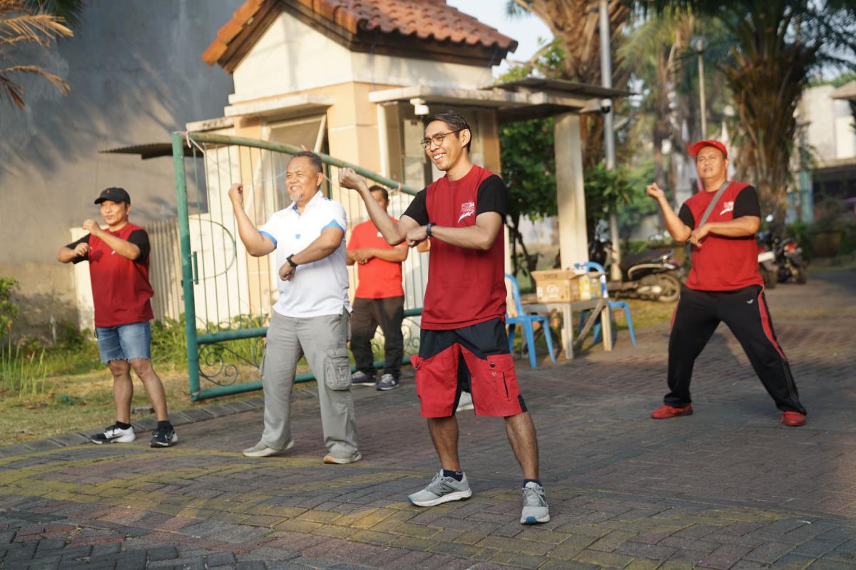 Dokumentasi Senam Pagi Dan Jalan Sehat HUT RI 81