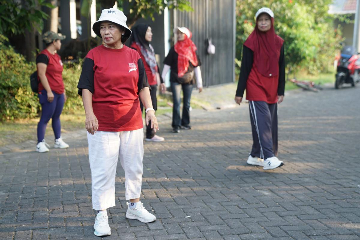 Dokumentasi Senam Pagi Dan Jalan Sehat HUT RI 81