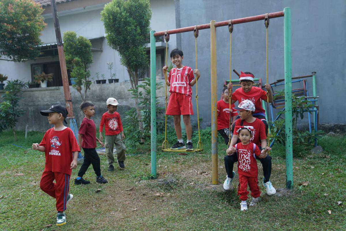 Dokumentasi Senam Pagi Dan Jalan Sehat HUT RI 81