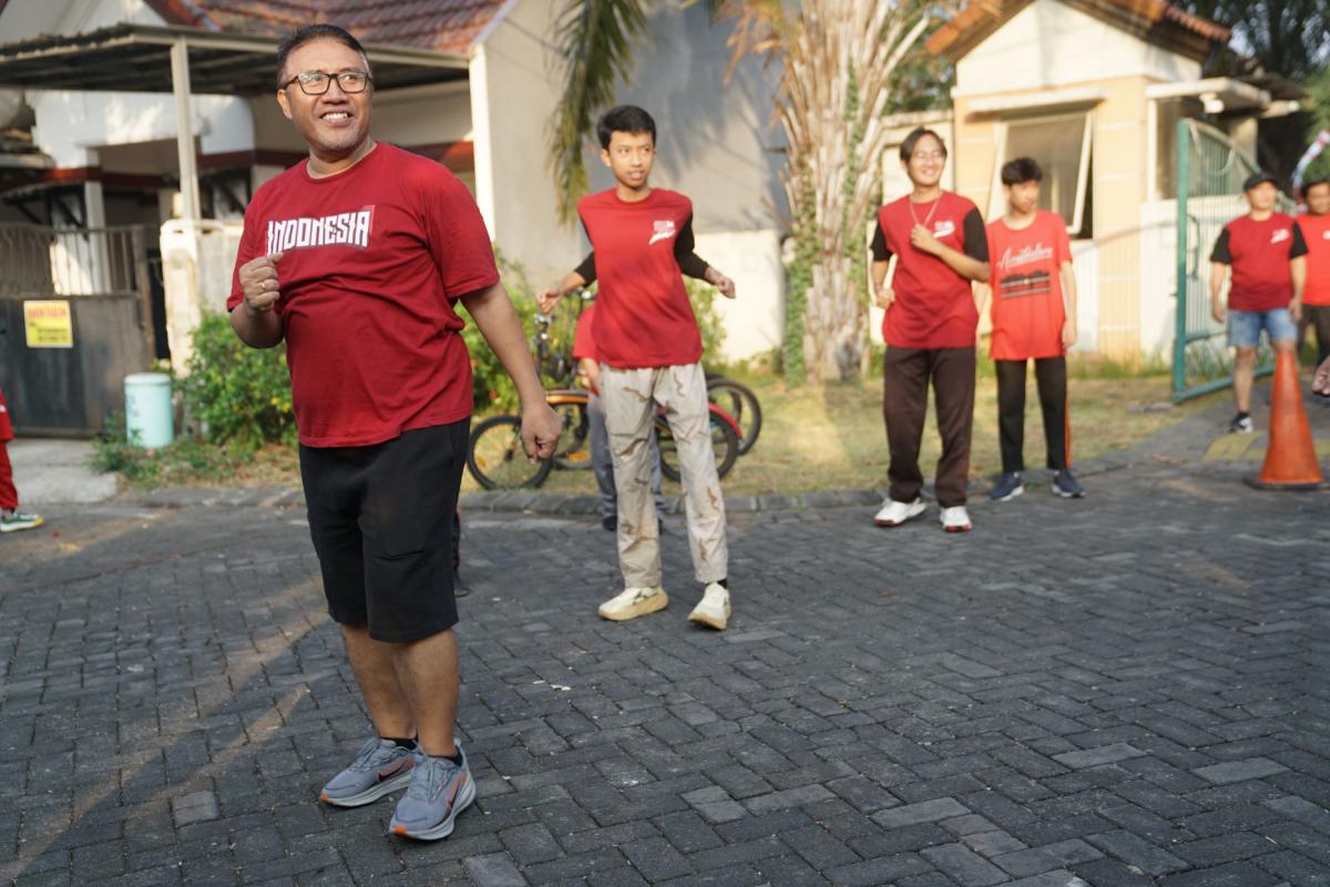 Dokumentasi Senam Pagi Dan Jalan Sehat HUT RI 81