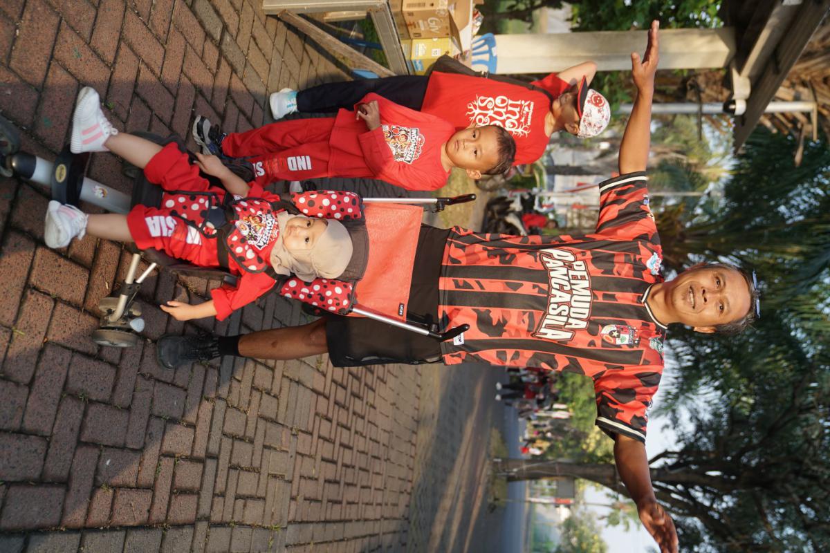 Dokumentasi Senam Pagi Dan Jalan Sehat HUT RI 81