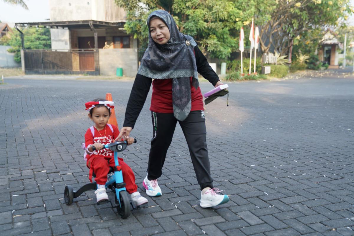 Dokumentasi Senam Pagi Dan Jalan Sehat HUT RI 81
