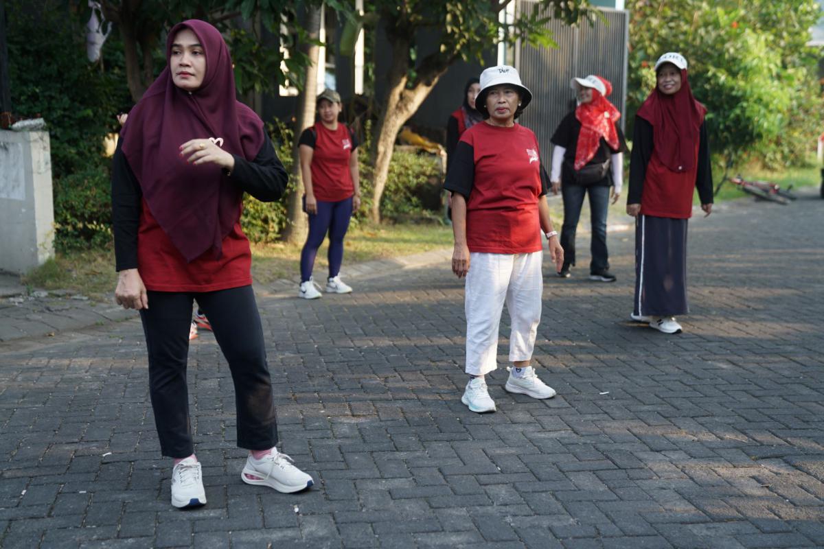 Dokumentasi Senam Pagi Dan Jalan Sehat HUT RI 81