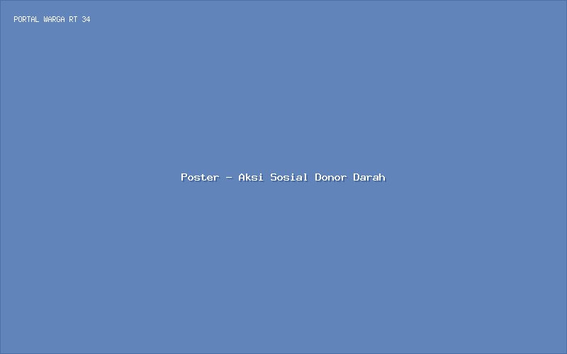 Aksi Donor Darah dan Pemeriksaan Gula Darah
